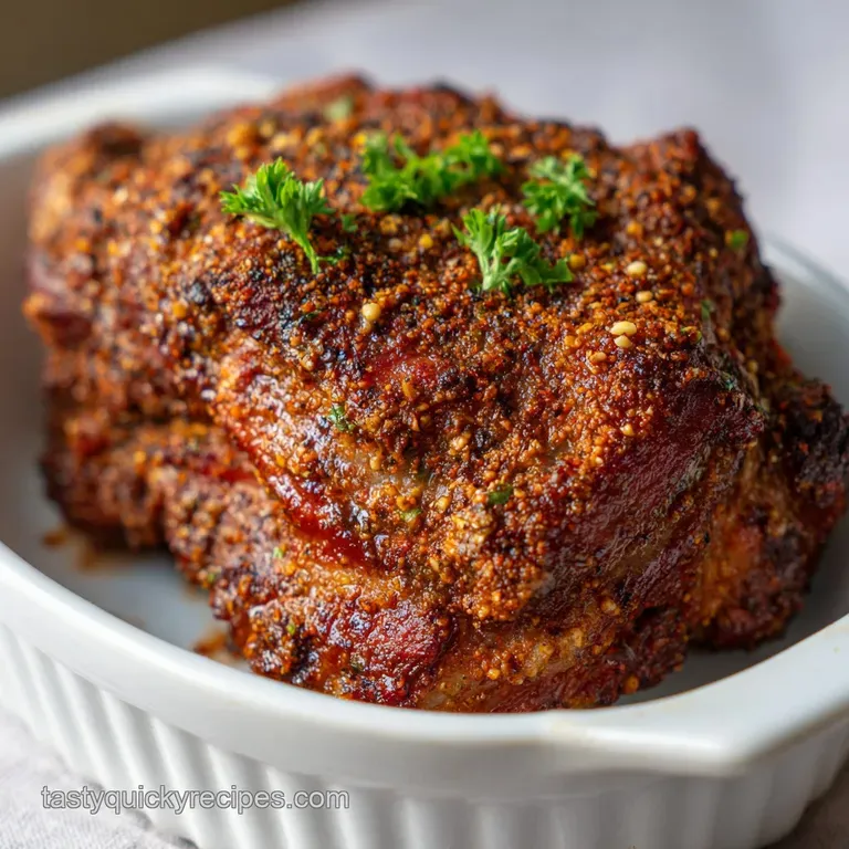 Pork Butt Rub: Smoky Carolina-Style Seasoning Blend presentation