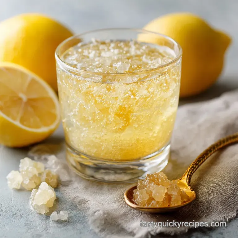 Lemon Ginger Ferment: the Best Naturally Sparkling Refresher Drink presentation