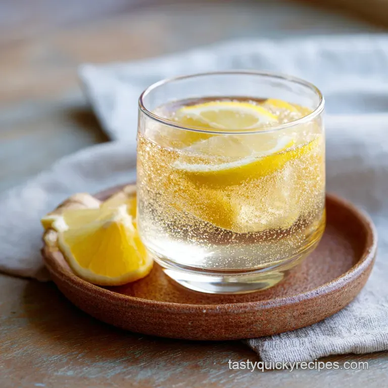 Lemon Ginger Ferment: The Best Naturally Sparkling Refresher Drink