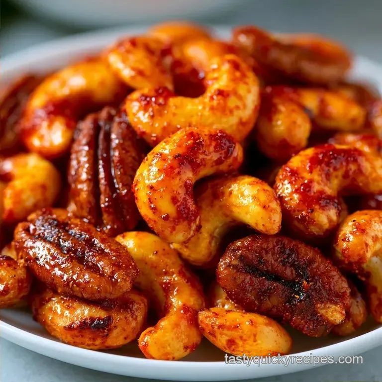 Spicy Nut Snack Mix: Smoky and Savory