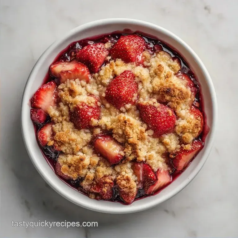 Strawberry Rhubarb Crisp: Failure-Proof and Fresh