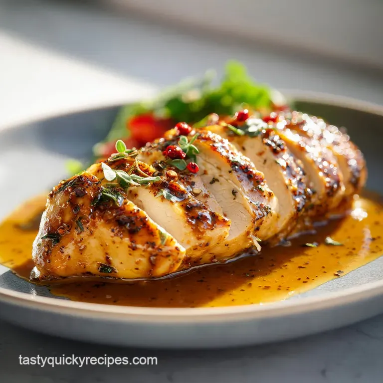 Stuffed Chicken Breast: Velvety Garlic Center