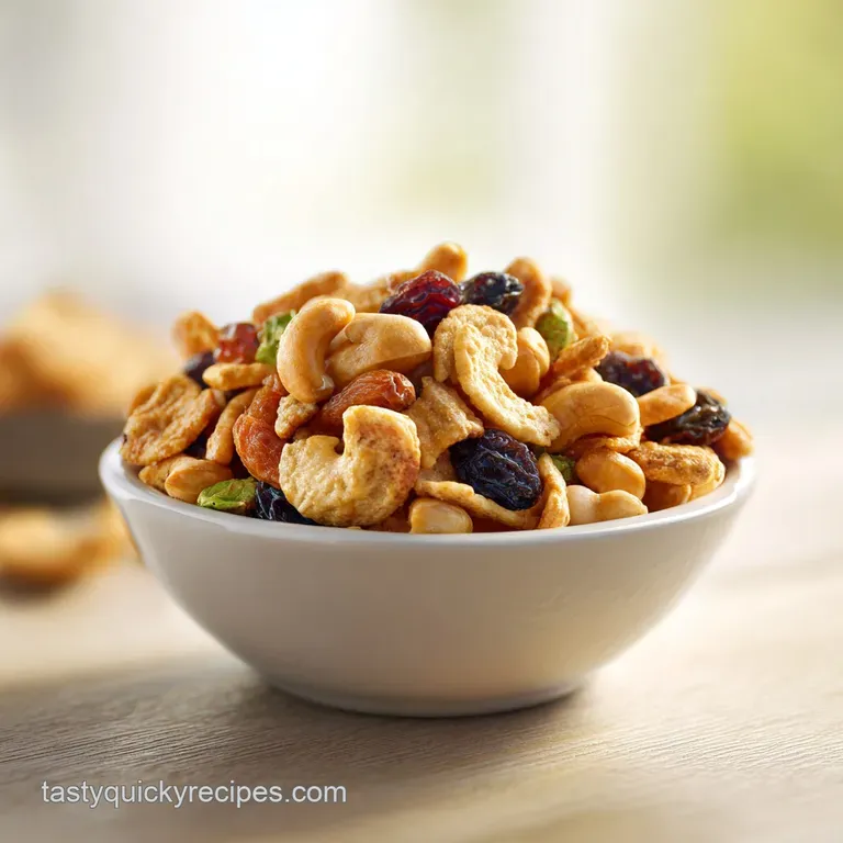 Summer Camping Snack with Trail Mix