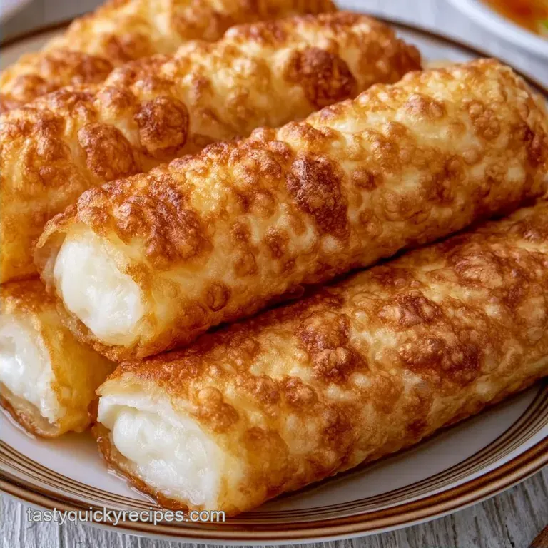 Crispy Sweet Air Fryer Rice Paper Rolls