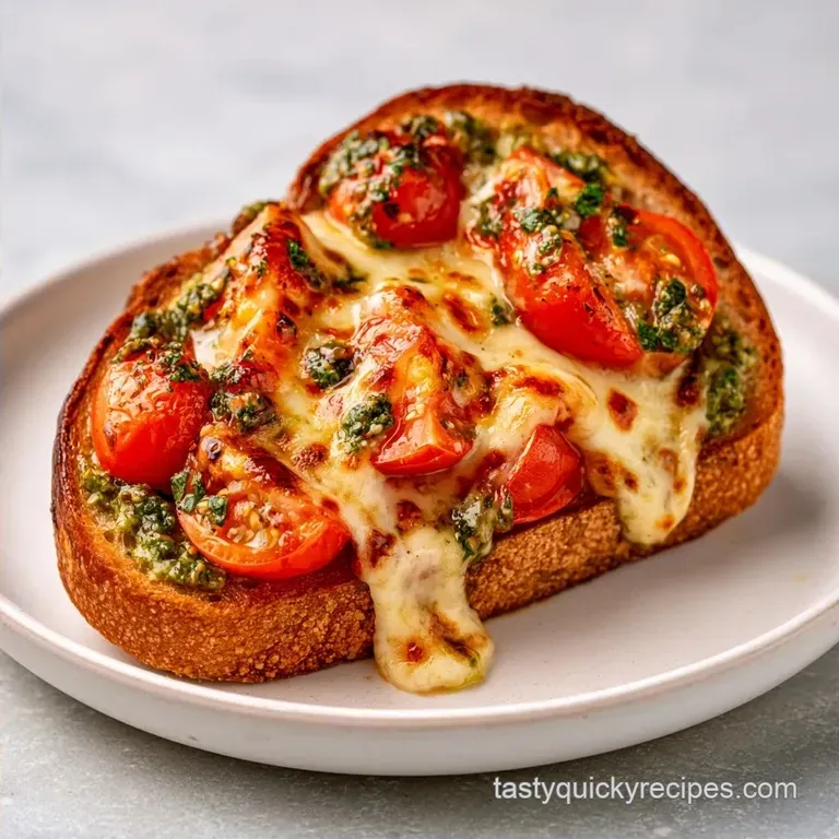 Crispy Grilled Cheese Sandwich with Tomato