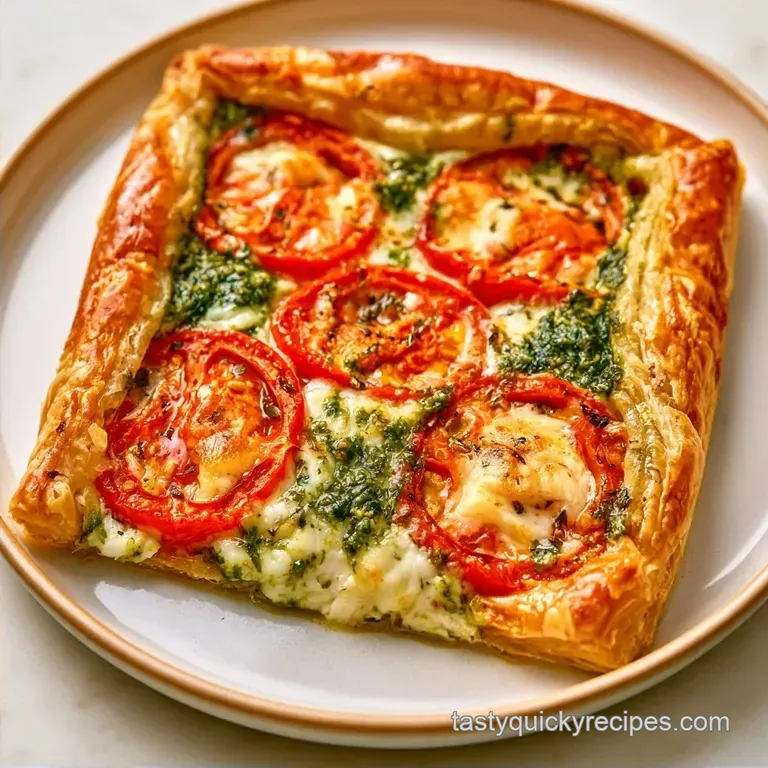 Crispy Tomato Puff Tart