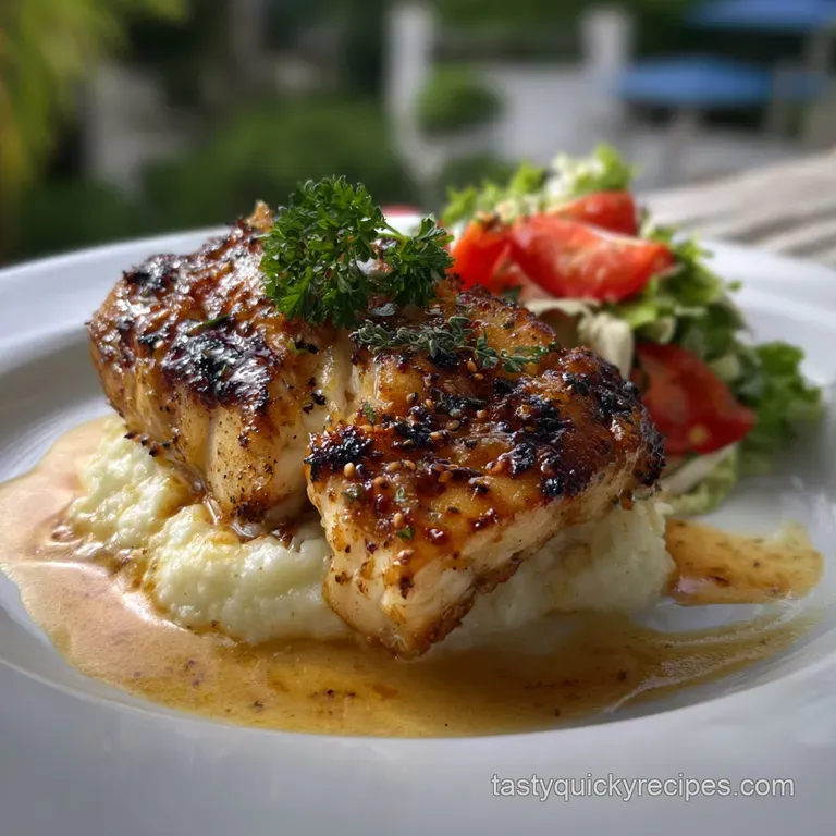 The Ultimate Grilled Grouper Recipe: Flaky Perfection presentation