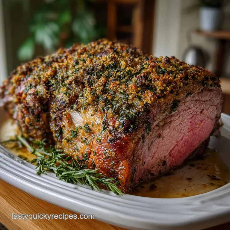Rib Roast Recipe: Herb Crusted Prime Rib Centerpiece