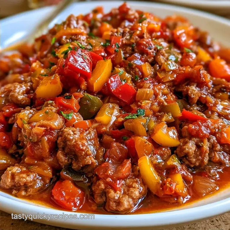 One-Pot Unstuffed Bell Peppers