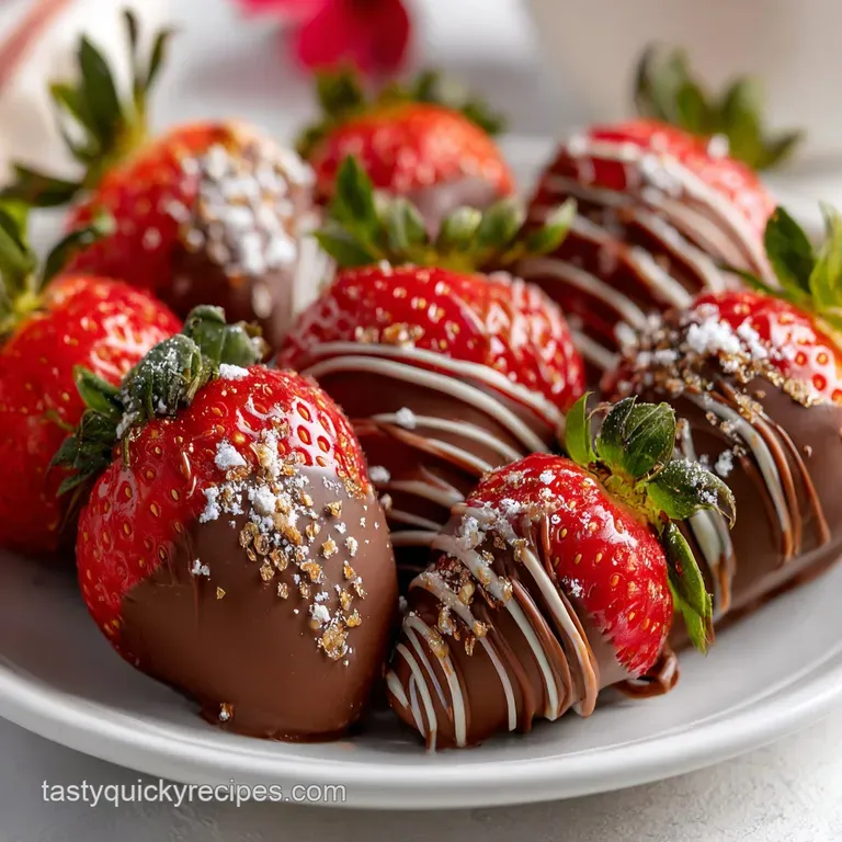 Valentines Chocolate Covered Strawberry Recipe