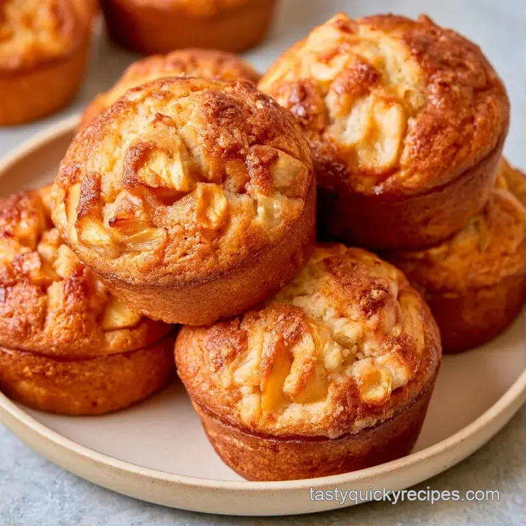 A fluffy golden muffin on a white ceramic plate with a pat of melting butter and a dusting of powdered sugar.