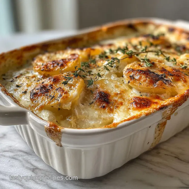 Au Gratin Potatoes Recipe: Silky Thyme Infusion