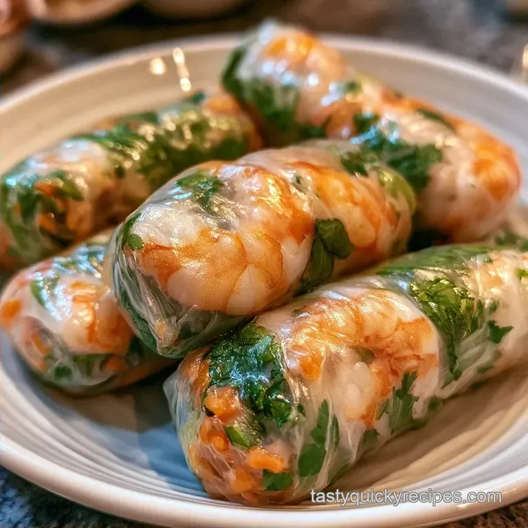 Authentic Fresh Vietnamese Spring Rolls