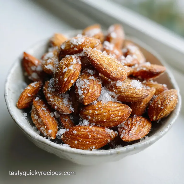 Whole 30 Snack with Almonds and Sea Salt