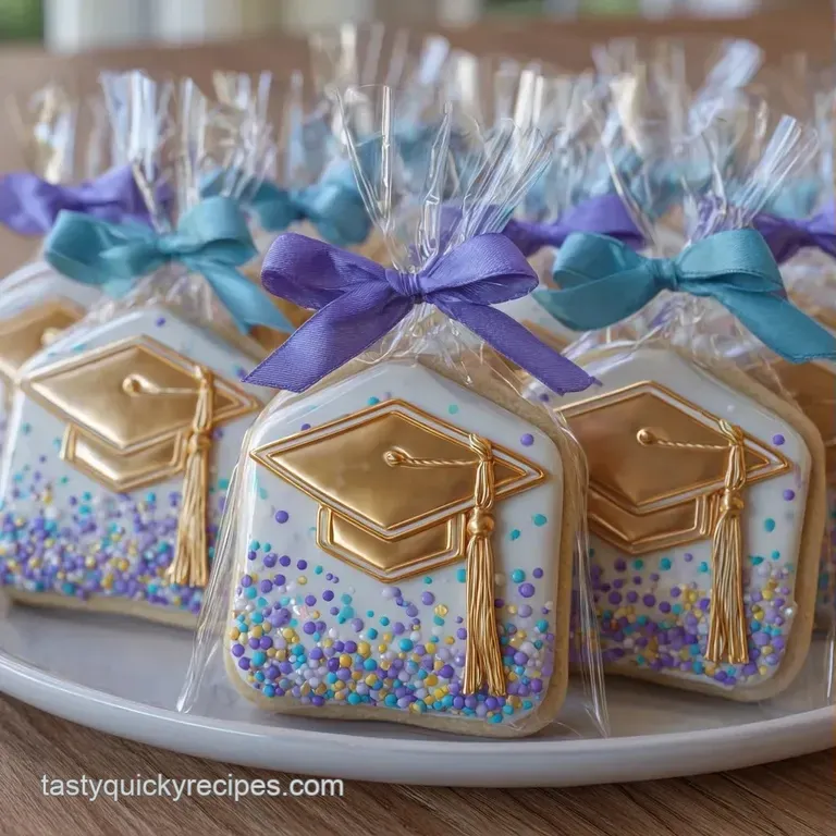 Rows of neatly wrapped treats tied with satin ribbons, arranged symmetrically on a clean, modern platter.