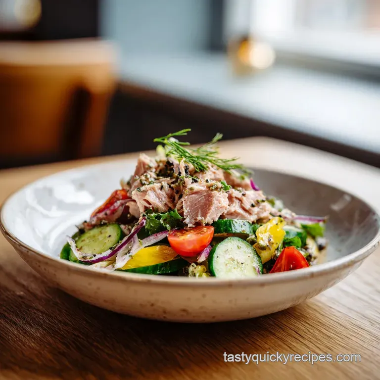 Zesty Tuna in a Salad Recipe