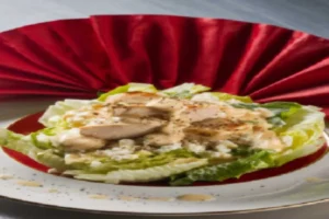 Crispy tater caesar salad
