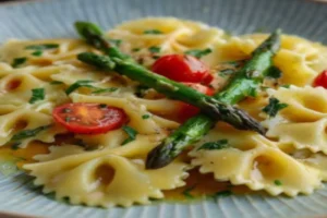 Tomato Asparagus Ravioli.