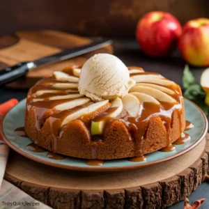 Vegan Upside-Down Apple Cake