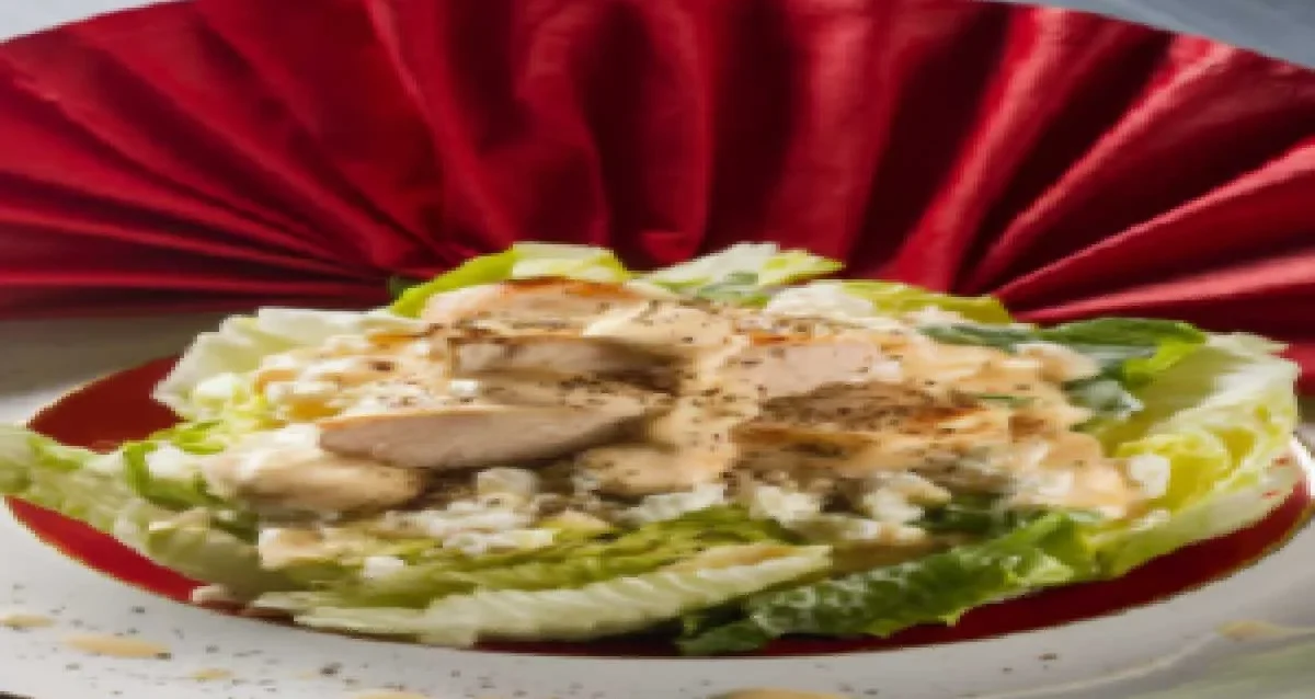 Crispy tater caesar salad