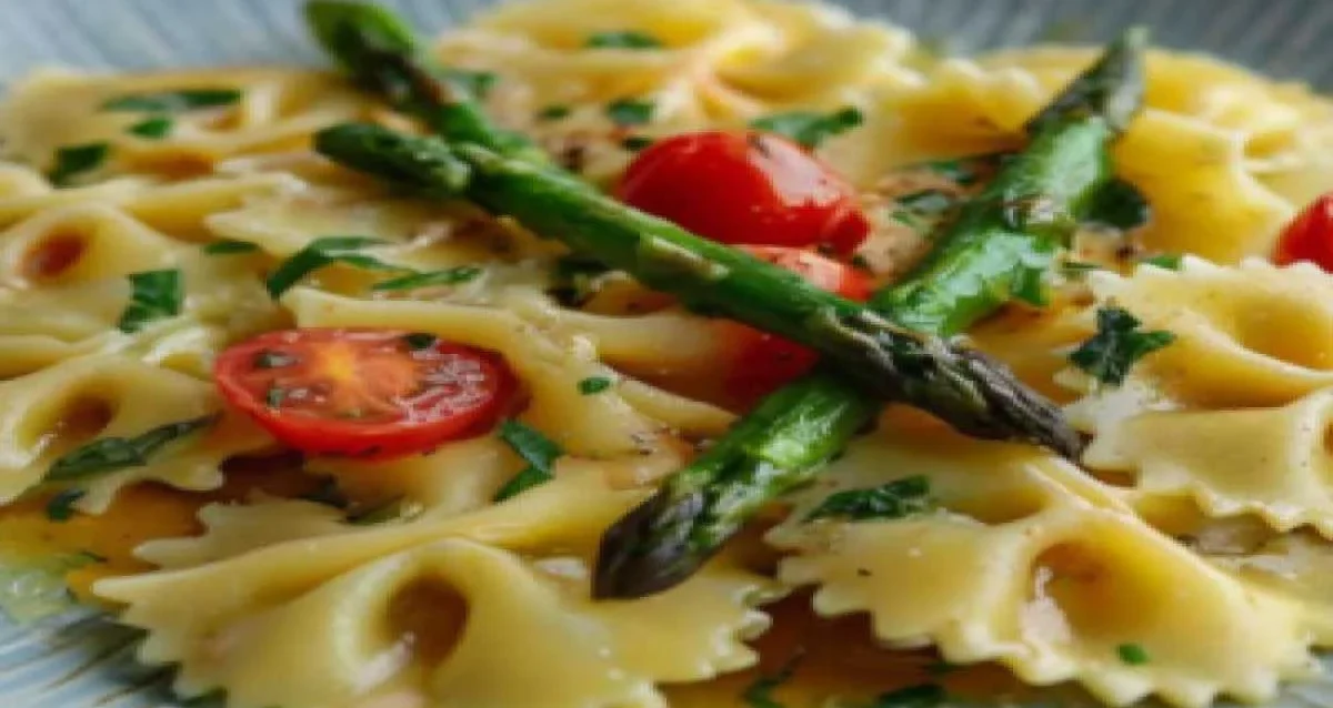 Tomato Asparagus Ravioli.