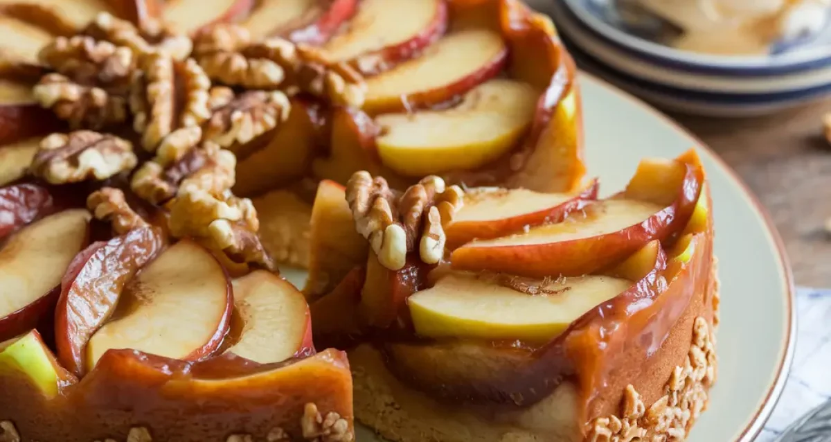 Vegan Upside-Down Apple Cake